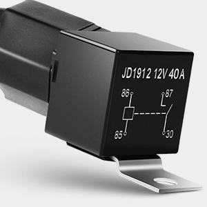 Nilight 2Pcs 18w Spot LED Work Lights LED Pods Fog Lights Off Road Led Lights Driving Lights with16AWG Off Road Wiring Harness Kit-2 Leads Lightbar