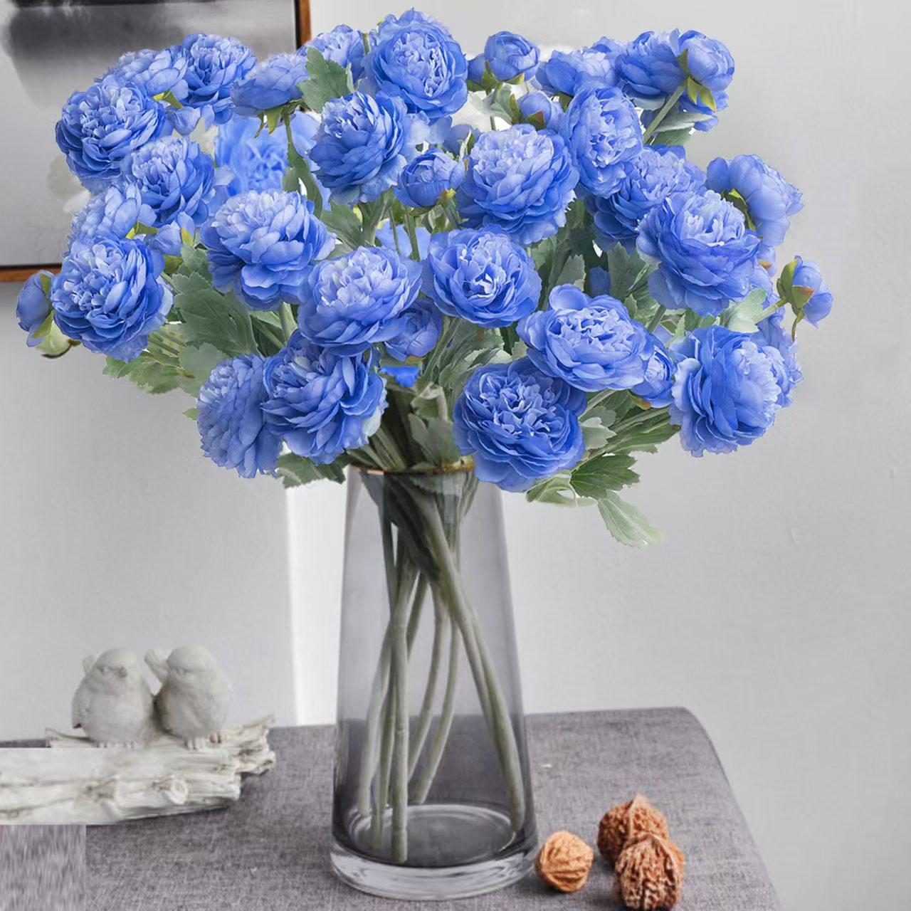 Molilito Peony Bouquet — 20 Stems (≈60 Heads), 50 cm, Bendable Stems for Wedding & Home Décor (Vase Not Included)
