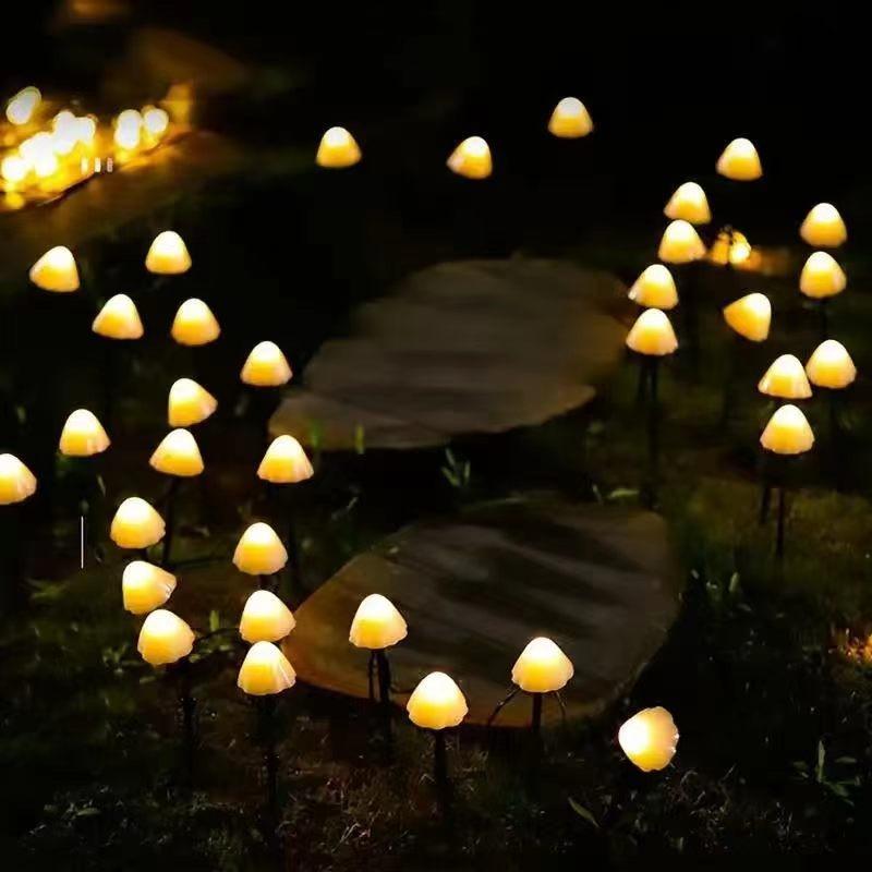 Solar Mushroom Light, Outdoor High-Quality Landscape Lighting, Garden Decor, Party Atmosphere, Christmas, Wedding Gift