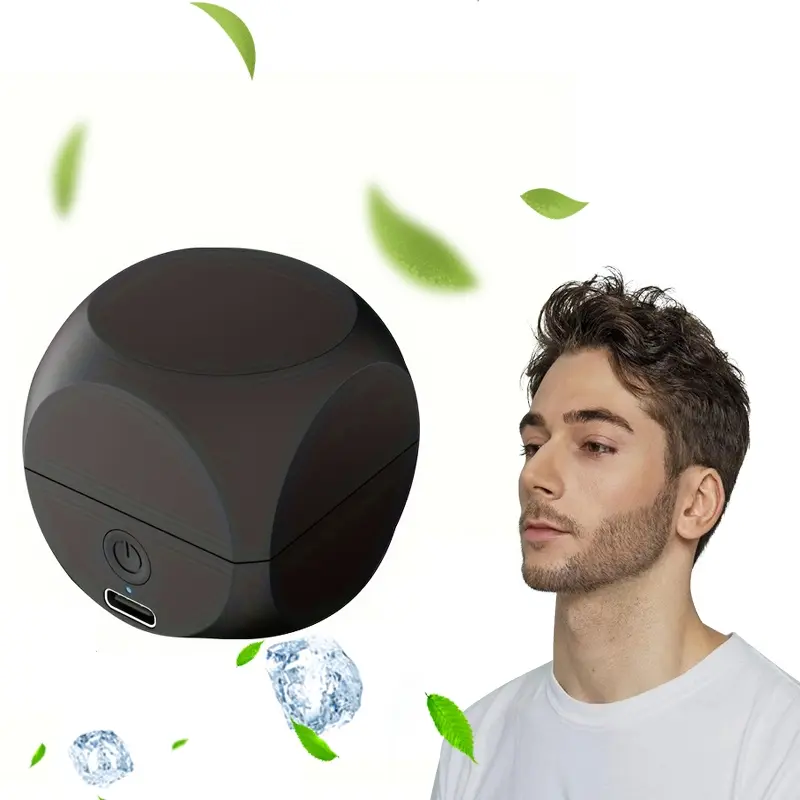 New MINI Dice Men's Intelligent Anti Beard Shaver Type-C Rechargeable Portable Washable, Holiday Gift