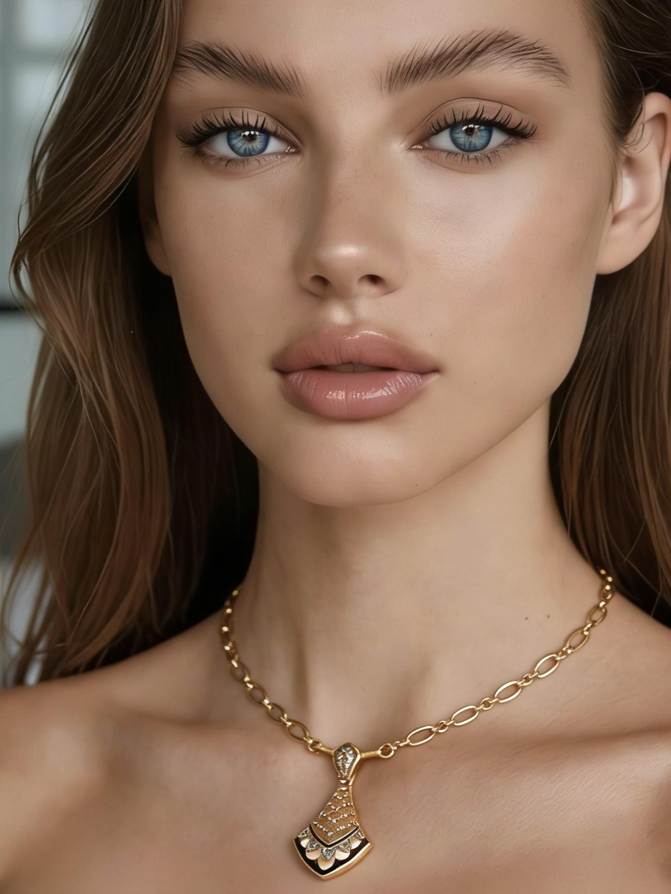 A vintage and elegant diamond necklace with a fan-shaped outline that outlines an elegant curve, complementing the broken diamonds. It is suitable for daily commuting, vacation and dating, and is also a surprising and exquisite small gift.