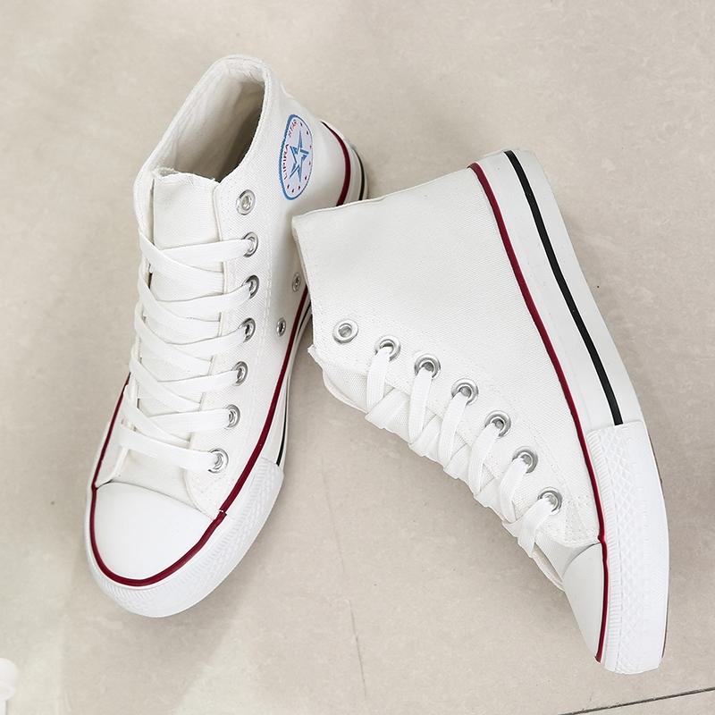 Unisex High Top Canvas Shoes, Classic Design, Versatile All-Season Footwear, Suitable for Various Occasions, Comfortable and Stylish