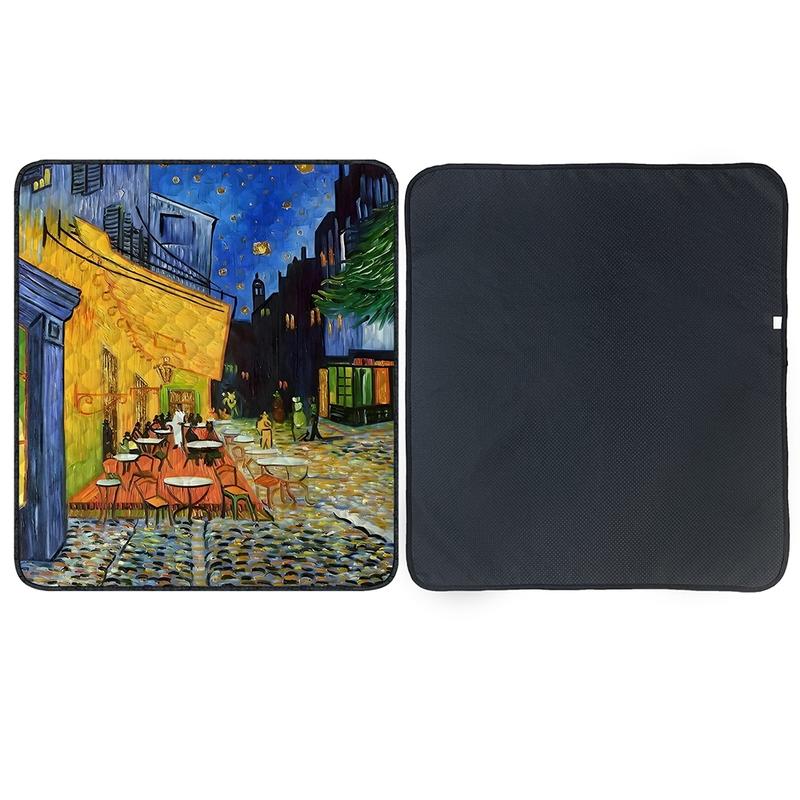 Reusable Pet Urine Pad, Non-Slip, Medium Size for Dogs & Cats, Easy to Clean, Indoor Outdoor Use, Unscented, Suitable for Coffee Shop Style