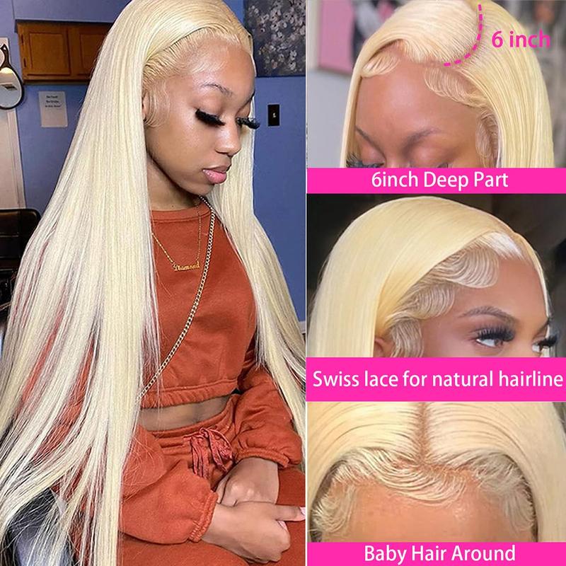 Tuneful 180% Density 613 Blonde HD Transparent 13x6 Lace Frontal Hair Wigs For Women Hot Red Straight Pre Plucked 613 Lace Front Hair Wigs P4/27 Hair Wig Neon Red Color