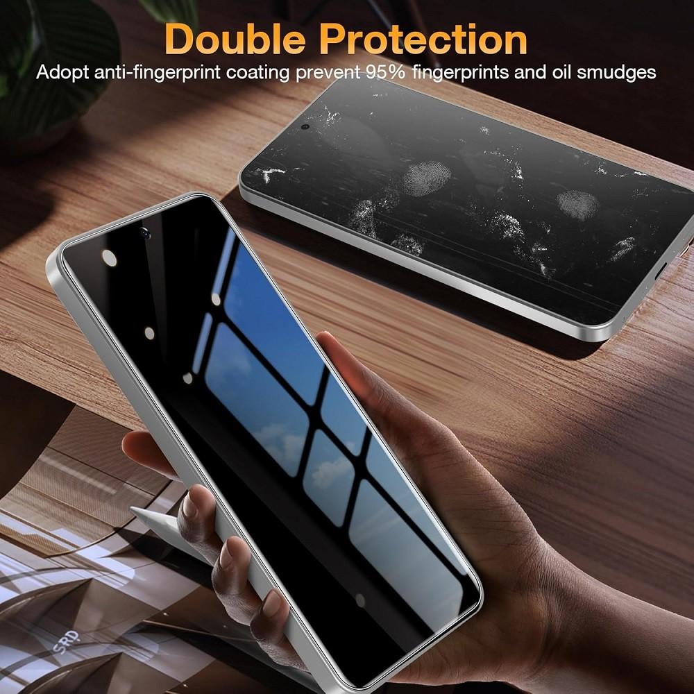 4 Pcs Privacy Screen Protector Suitable for Samsung Galaxy S25 FE A14 A15 A16 A17 A24 A25 A26 A27 A34 A35 A36 A37 A51 A52 A52s A53 A54 A55 A56 A57 Privacy Protection Tempered Glass Easy install Full Cover Anti Scratch 9H Glass