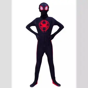New Superhero Costume Fantasy Jumpsuit Suit Boys Movie Hero Cosplay Tights Halloween Mask Dress Up Party Performance Costume