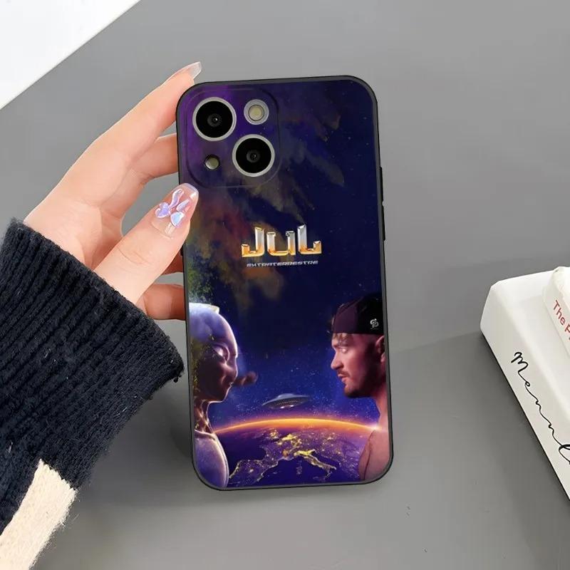 Rapper JuL Design Liquid Phone Case – Soft Protective Cover for iPhone 17, 16, 15, 14, 13, 12