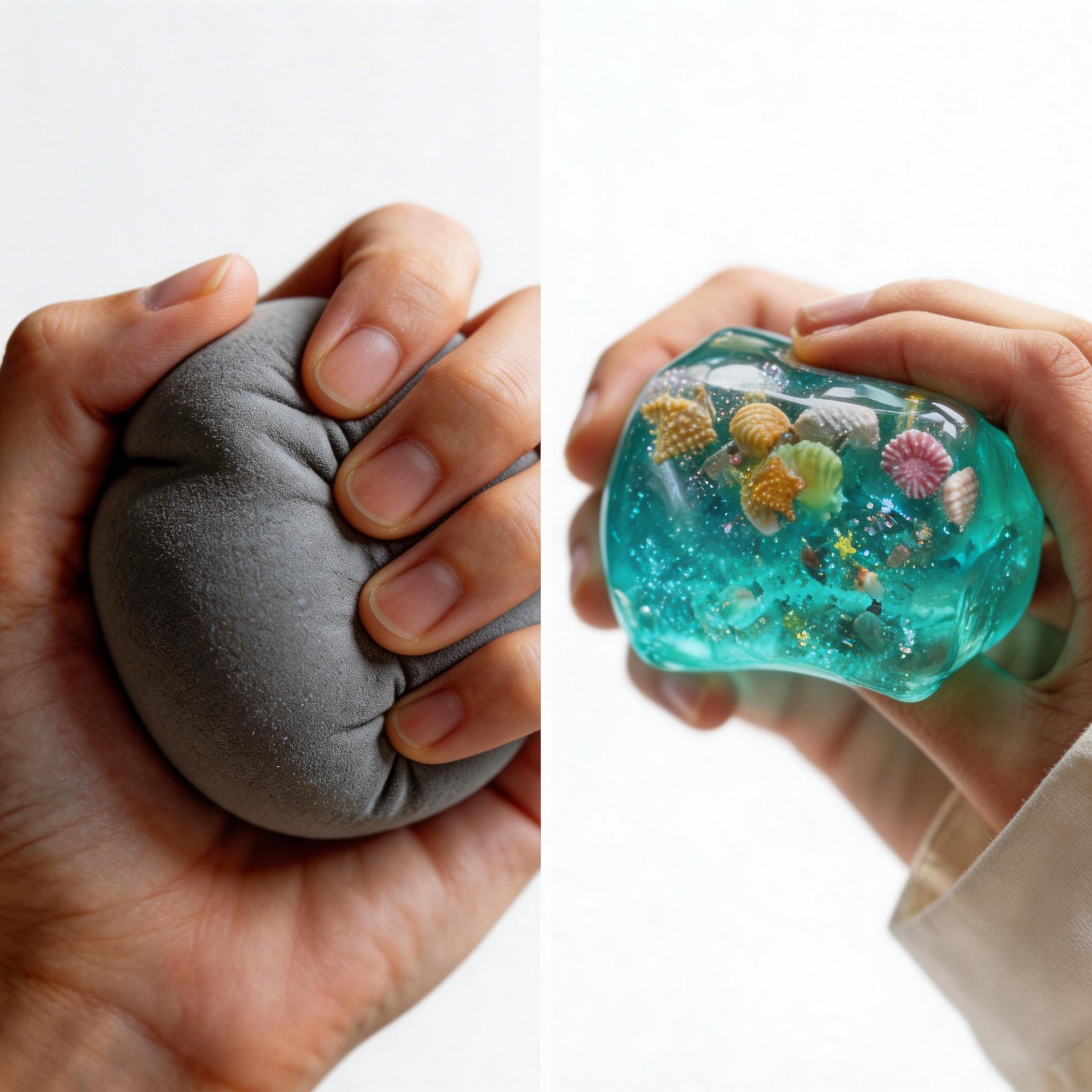 Large Jelly Ice Cube Squishy Toy, Temperature-Sensitive Soft Hard Stress Relief, Office Fidget, Student Pressure Release, 1pc