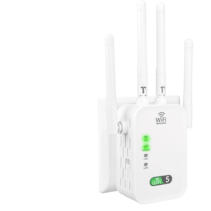 Dual-Band Wireless Wi-Fi Extender for Computers, Gamers & Apartments, High-Speed Signal Booster, WPA2 Data Security, Easy-Setup Network Expander for Full Internet Coverage (Home Users Compatible)