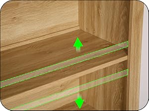 Giratree 71" Tall Arched Bookcase with Storage, Modern 6-Tier Arched Cabinet with Door, Arched Bookshelf Cabinet with Open Display Storage Shelf for Living Room Study Office kitchen storage cabinet