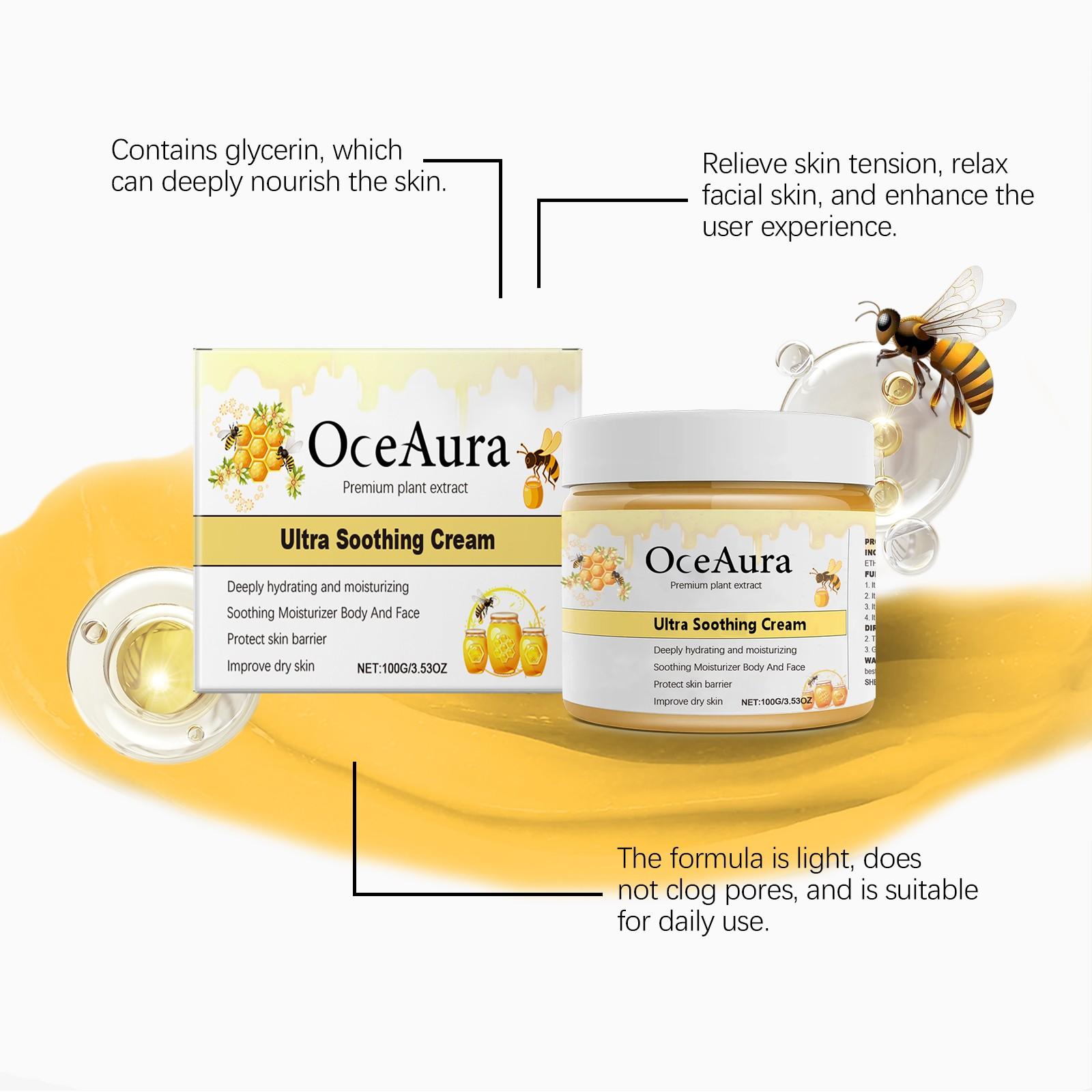 OCEAURA Ultra Soothing Cream Gentle Nourishing Barrier Repair Skin Comfort Relief Cream