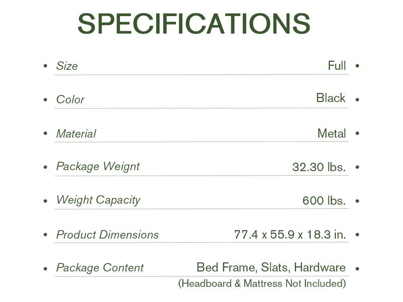 MUTICOR Heavy Duty Twin/ Full/ Queen/ King Platform Bed Frame,Self-Attached Headboard, 【Frame Only No Mattress】No Box Spring Needed,Noise-free, Non-Slip Design,#TikTokShopBlackFriday #ChristmasGifts