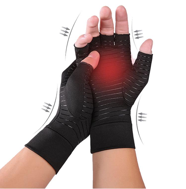 Copper Fiber Compression Gloves for Men – Fingerless Breathable Gym Gloves with Full Palm Protection, Anti-Slip Workout Gloves for Weightlifting, Cycling & Daily Use Copper Fiber Compression Gloves for Men – Fingerless Breathable Gym Gloves with Full Palm Protection, Anti-Slip Workout Gloves for Weightlifting, Cycling & Daily Use