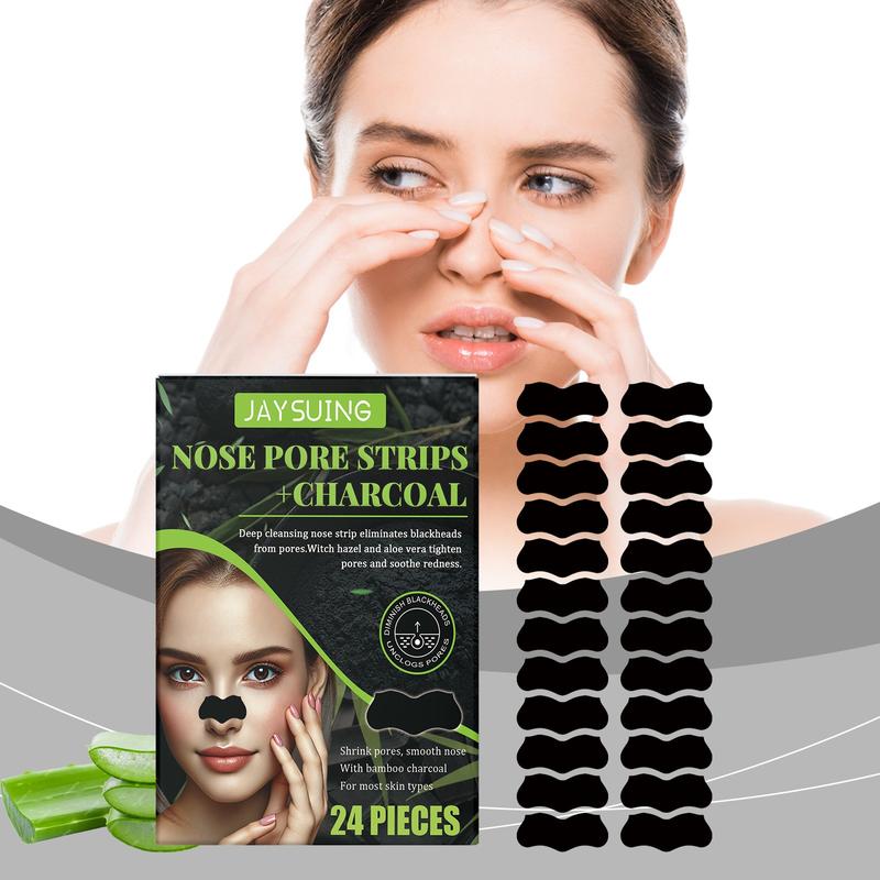Jaysuing Blackhead Remover Nose Strips | Pore Tightening Oil Control Non-Drying