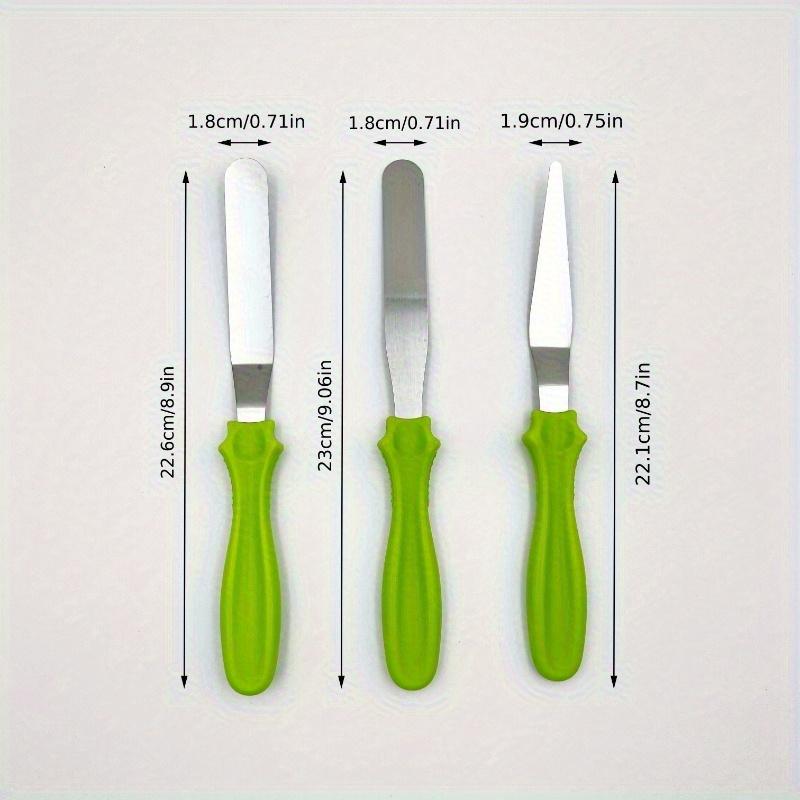 3Pcs/Set Cake Spatula Butter Icing Cream Spatulas Baking Pastry Tools Cake Decorating Scraper Pastry Tools Kitchen Accessories
