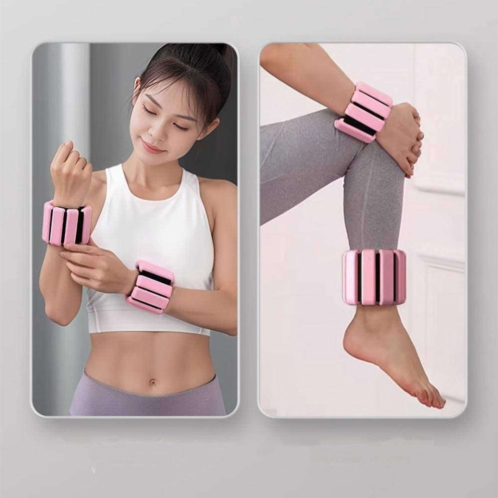 Adjustable Wrist Weight Set (2 Pieces), Wearable Wrist & Ankle Weights, Ideal for Yoga, Dance, Ballet, Pilates, Aerobics, Walking, Hand Weights