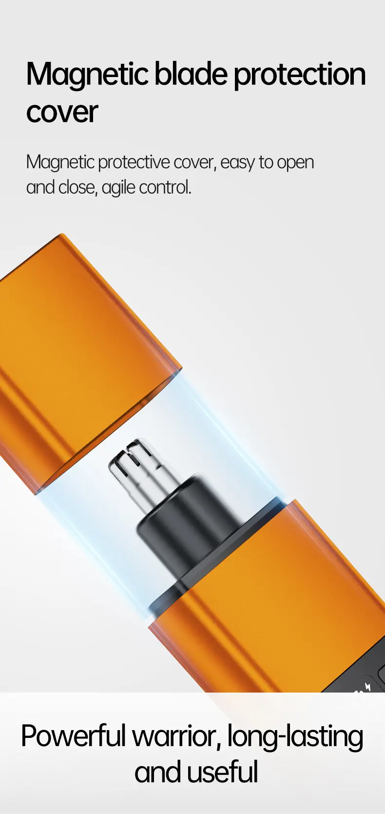 Product Introduction of WPBB Electric Nose Hair Trimmer,Professional Painless Eyebrow & Facial Hair Trimmer for Men Women,Led Display Nose Clipper,Nose and Ear Hair Trimmer Travel,Easy to Clean,Gifts for Men Women 9