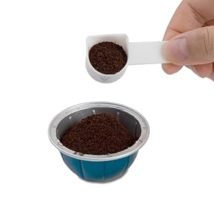 Aluminum Foil Seal Lids for Pods Vertuo, Compatible with Vertuo Reusable Pods, 200Pcs Coffee Pods Lids (62mm)
