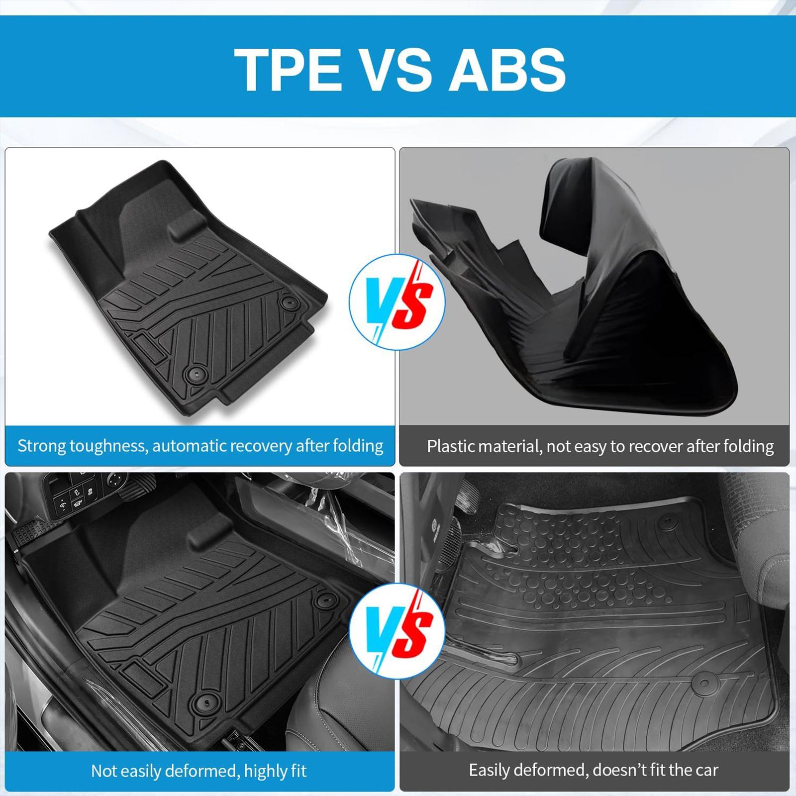 Canvcle Full Set Floor Mats & Cargo Liner for Toyota RAV4 2019-2025 (Not Fit 2025 Plug in Hybrid) TPE Black All Weather Protection 2 Row Liners Trunk Mat Back Seat Cover Protector Canvcle Full Set Floor Mats & Cargo Liner for Toyota RAV4 2019-2025 (Not Fit 2025 Plug in Hybrid) TPE Black All Weather Protection 2 Row Liners Trunk Mat Back Seat Cover Protector