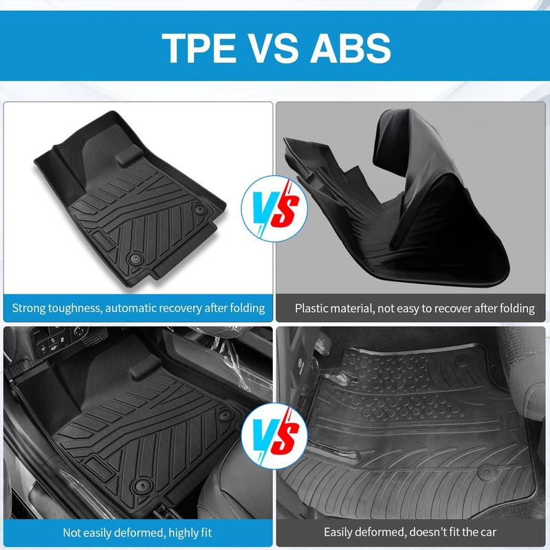 Canvcle Full Set Floor Mats & Cargo Liner for Toyota RAV4 2019-2025 (Not Fit 2025 Plug in Hybrid) TPE Black All Weather Protection 2 Row Liners Trunk Mat Back Seat Cover Protector Canvcle Full Set Floor Mats & Cargo Liner for Toyota RAV4 2019-2025 (Not Fit 2025 Plug in Hybrid) TPE Black All Weather Protection 2 Row Liners Trunk Mat Back Seat Cover Protector