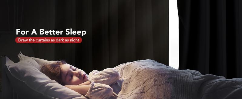 2 Panels Solid Blackout Curtains (85%-95% Light Blocking, Grommet Top, 52"W) – Thermal Insulated & Soundproof Drapes for Living Room, Bedroom & Home Office