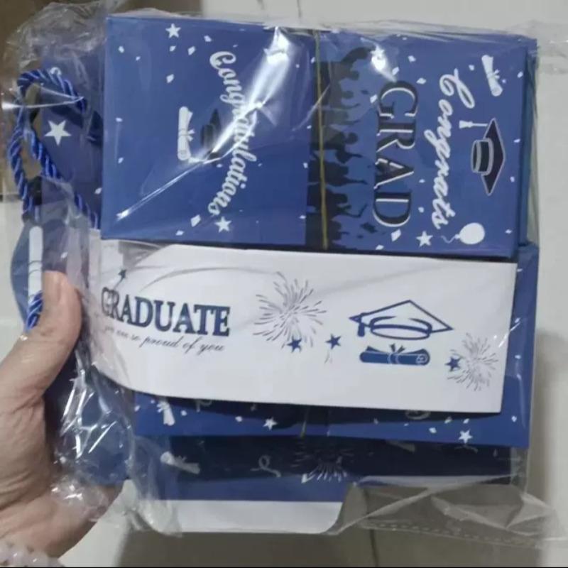 20pcs 2026 Graduation Surprise Pop-Up Gift Box, Creative Folding
