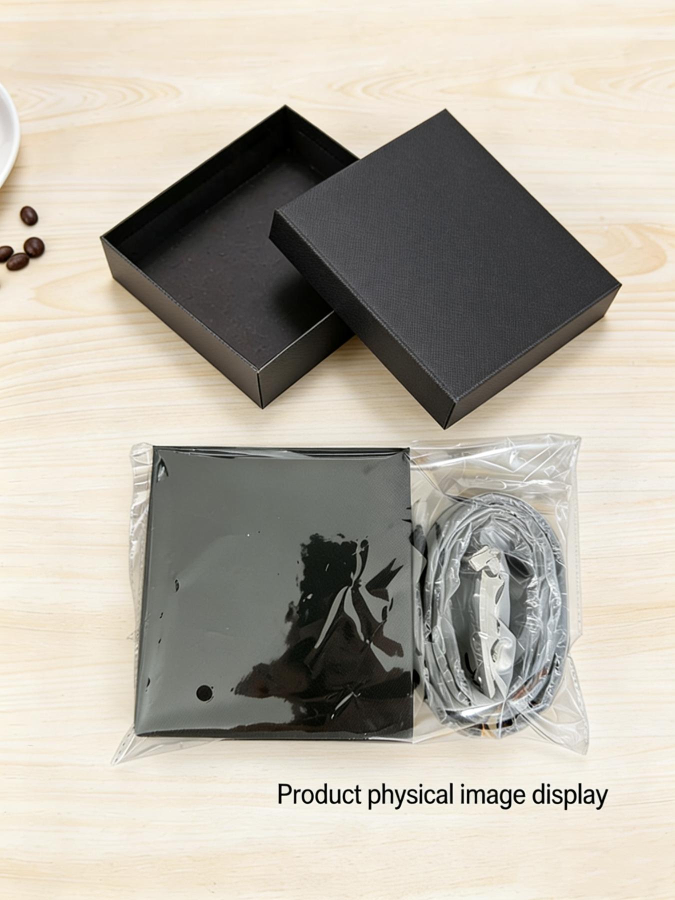 Men's Fashion Quartz Watch Set with Wallet and Belt, Accessories Set, High-End Gift Box Included, Perfect for Business Casual Daily Wear
