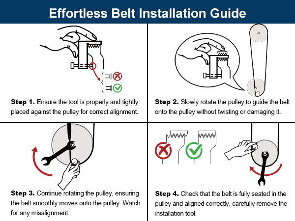 AltitudeCraft Stretch Belt Installation Tool – Durable & Reusable Automotive Tool for Easy Stretch Belt Removal and Installation, Compatible with Most Serpentine Belt Systems for a Precise Fit AltitudeCraft Stretch Belt Installation Tool – Durable & Reusable Automotive Tool for Easy Stretch Belt Removal and Installation, Compatible with Most Serpentine Belt Systems for a Precise Fit