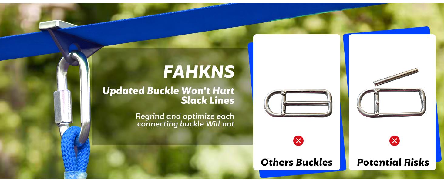 Ninja Warrior Obstacle Course Kids - 2 x 65ft Double Slacklines -Plenty of Exciting Obstacle Net Net Rope Ladder Monkey Bars - Ninja Course for Kids Outside, Kids Obstacle Course Backyard Playground Set