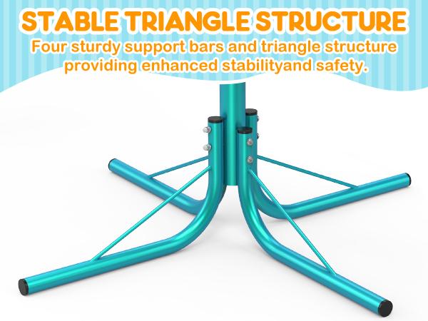 Bearbro seesaw, Sit and Spin Teeter Totter, 200 Lbs Heavy Duty 2026 Upgraded Model, Kids Outdoor Playground Equipment, Outside Toys, Swiveling 360 Degrees Rotating for Kids 4-8 Safety Certified