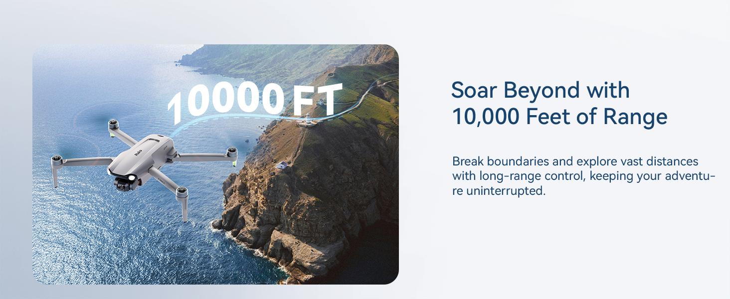 Ruko F11PRO 2 Drone plegable with 6K Camera for Adults, 4K/30fps Video, 3-Axis Gimbal Stabilization, 70-Min Flight Time with 2 Batteries, 10000ft FPV Transmission Professional Drone, Auto Return, Beginner Mode