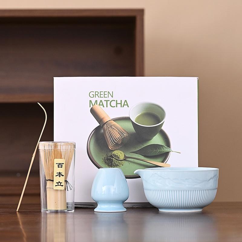 Japanese Matcha Set, Chasen Tea Whisk Kit, Song Dynasty Pointing Tea Tools, Stirrer Tea Ceremony Accessories, Traditional Tea Making Equipment