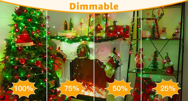 Ollny 262FT Fairy Lights, 800 LED Plug in Christmas Lights, 8 Modes Waterproof Outdoor String Lights with Remote for Wedding Birthday Party Indoor Room Decorations