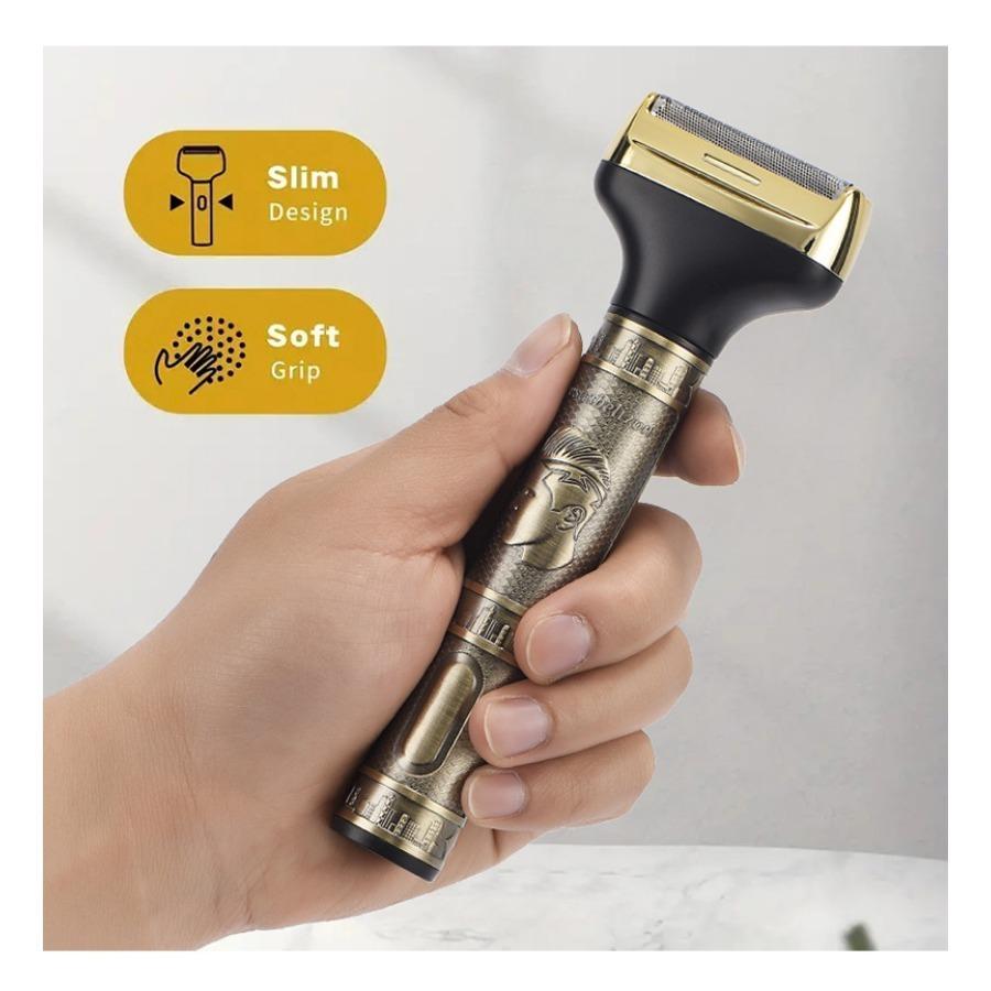 Electric Hair Shaver, 1 Set Electric Razor with Tool Accessories, Nose Hair Trimmer, Multifunctional Electric Razor, Men's Grooming Hair Tool, Waterproof Shaver Kit, USB Rechargeable Shaver