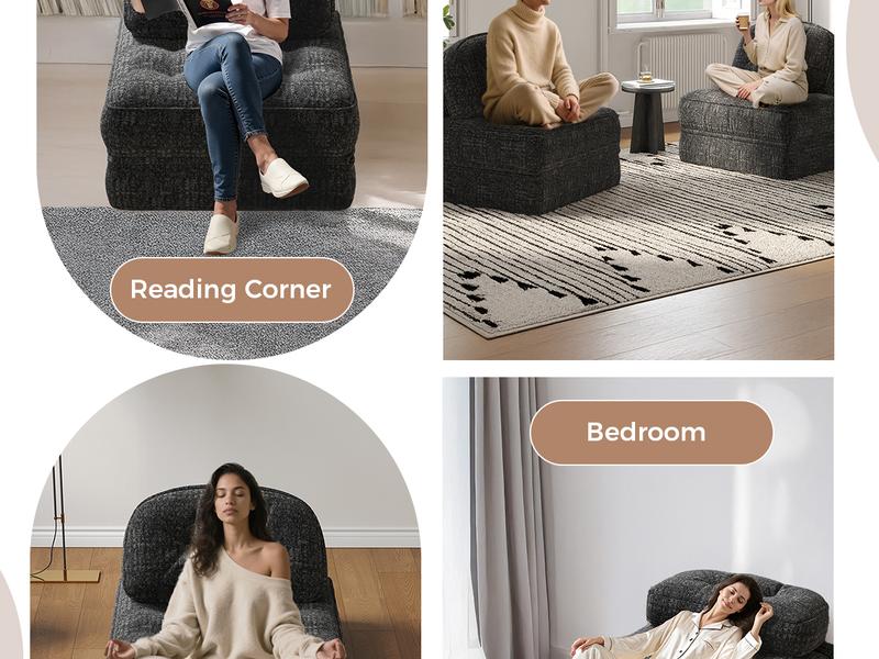 Dowinx Folding Sofa Bed with Pillow, Small Convertible Comfy Couch Bed for Adults Home Lounge and Gaming, Modern Comfortable Design for Apartment Living Room Bedroom, Smooth Velvet