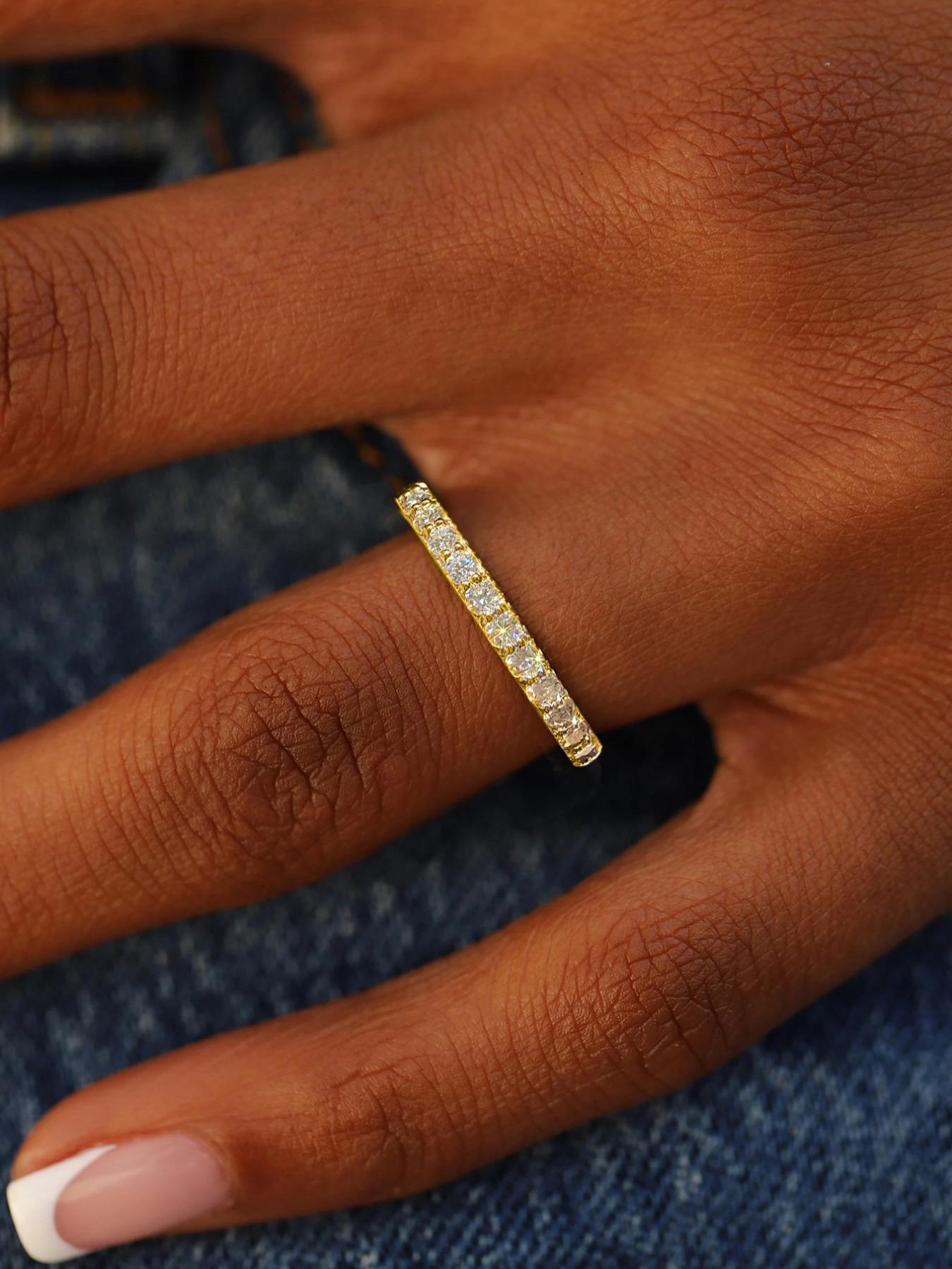 S925 Sterling Silver Synthetic Moissanite Engagement Ring, Fashionable Engagement Ring for Women, Trendy All-match & Exquisite Jewelry for Birthday Gift