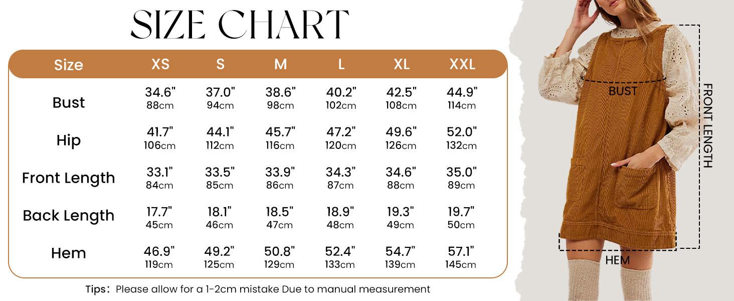 Women's Corduroy Overall Dress Round Neck A Line Skirtall Jumper Mini Dress Pinafore with Pockets#TikTokShopBlackFriday