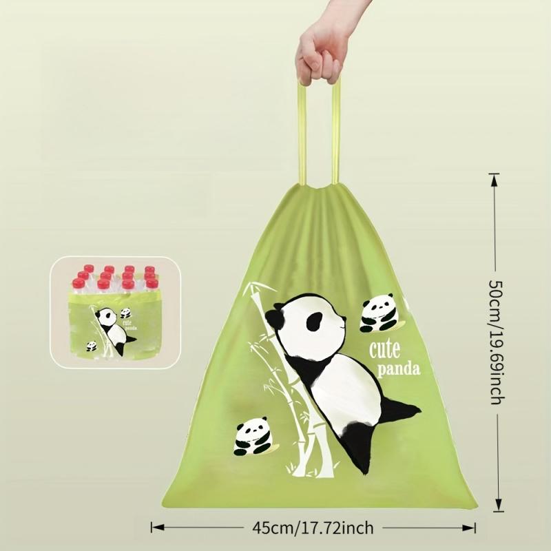 (Various sizes available) Cute thick tear-proof drawstring garbage bags, disposable garbage bags, automatic closing garbage bags, household drawstring garbage bags, garbage bags, multi-purpose garbage bags, suitable for households, offices, and household