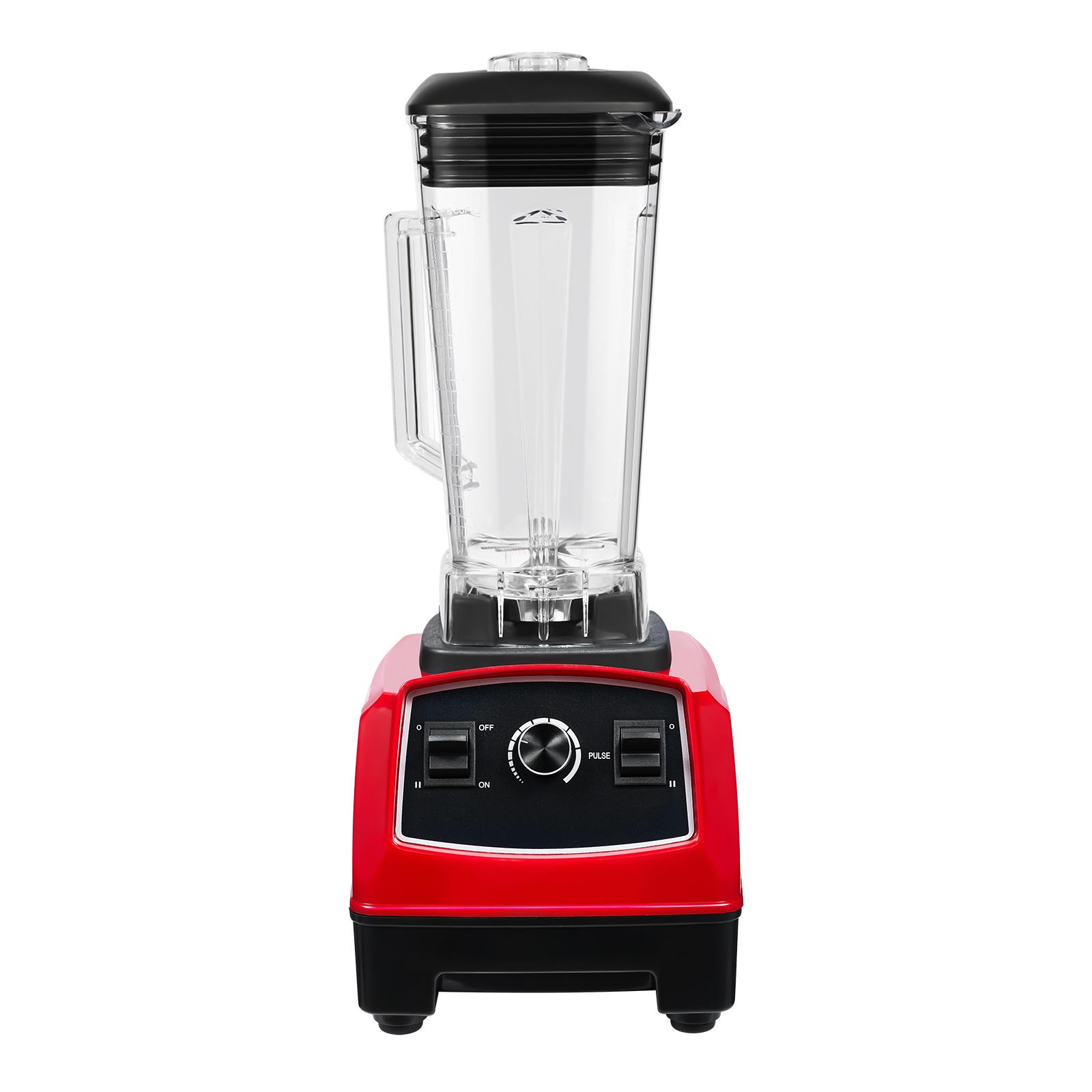 3HP Commercial Blender 24000 RPM High Speed for Smoothies and Ice Blending 2L Large Jar Blender with Stainless Steel Blade for Juice Shake Kitchen Restaurant