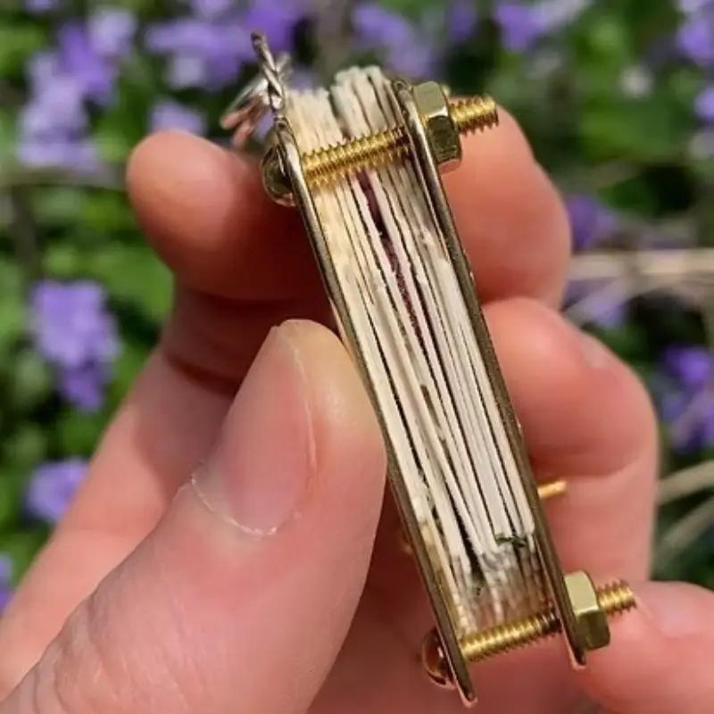 Mini Floral Pressing Tool, Handmade Mini Floral Press Box, Ideal for Specimen Making, Bookmark Crafting, Scrapbooking, Mother's Day Gift