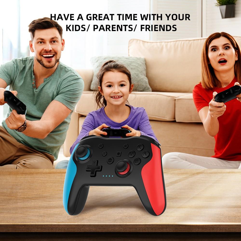Wireless Bluetooth-compatible Game Controller, Universal Controller, Dual Vibration Joystick for Nintendo Ps3 PC Windows, Perfect Gaming Handle for Console Enthusiasts