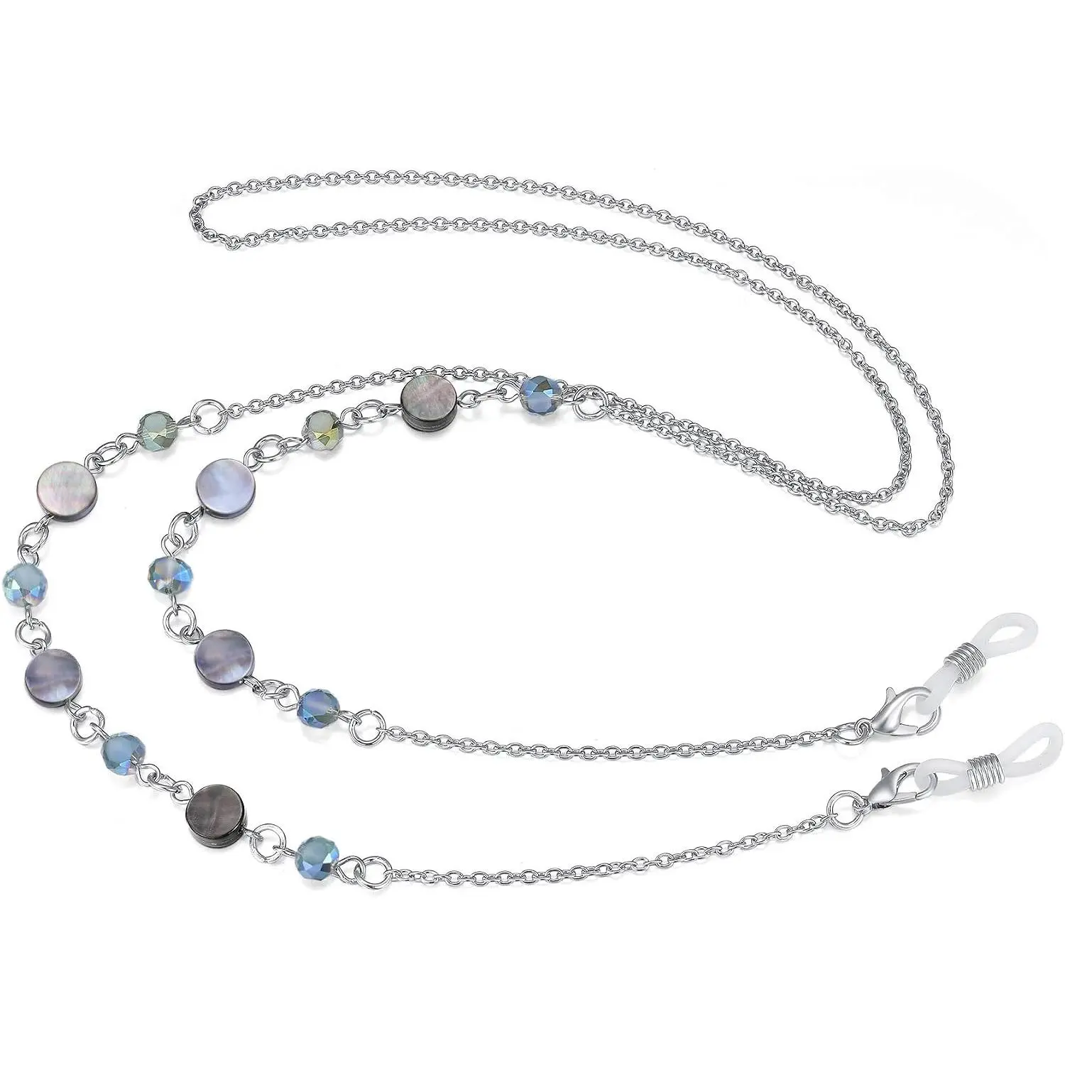 Glasses Eyeglass Chain Strap Holders around Neck for Women, Stylish Eye Glasses Sunglasses Mask Necklace Lanyard -