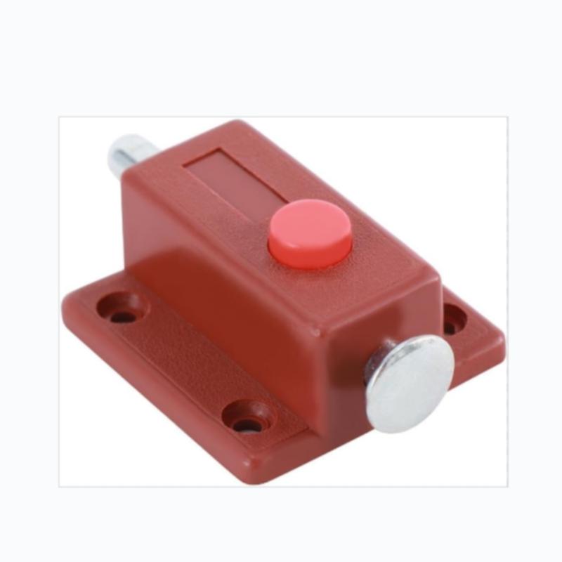 Abs Plastic Spring Latch Automatic Button Cabinet Door Surface Mount Latches Set of 4, Durable and Easy to Install Kitchen Hardware