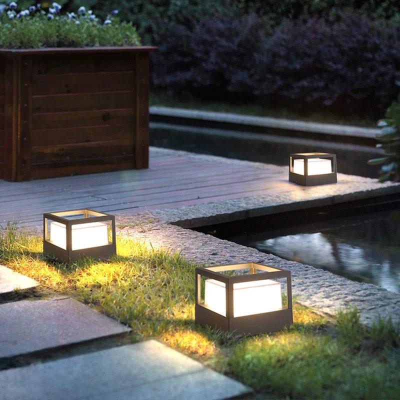 Modern Creative Outdoor Aluminum LED Wall Light, LED Source, Garden Villa Corridor Lamp, Park Hotel Exterior Decoration