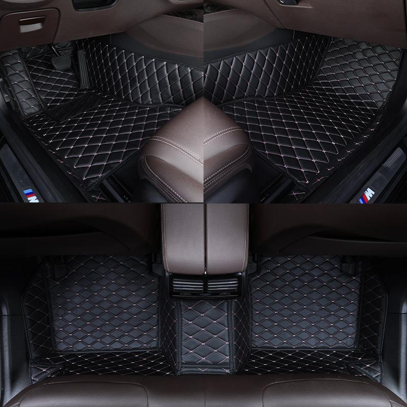 LHD PU Leather Car Floor Mats For Camaro 2010~2015 Carpets Rug Foot Pads interior Accessories detachable specialized leather mats, waterproof and thickened easy-to-clean mats, dirt-proof protection for car interior items, not for sale in the UK