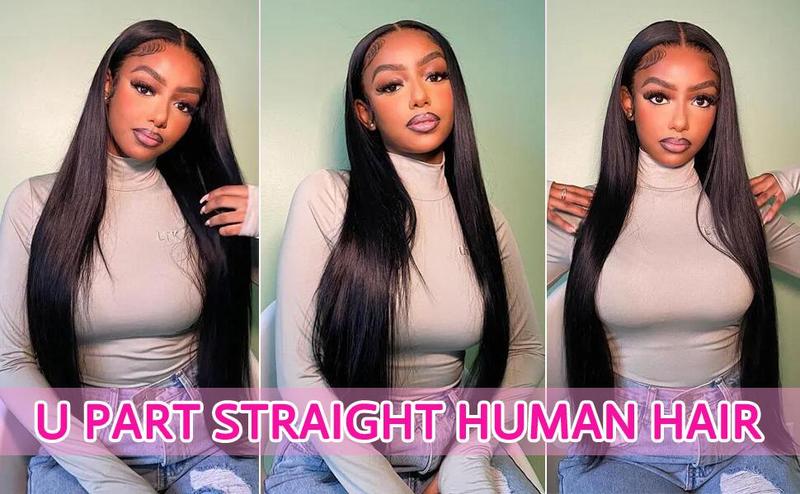 Recool Hair U Part Butterfly Layer Cut Loose Wave/Straight Human Hair Wigs for Women Real Scalp Beginner Friendly Elastic Drawstring 100% Human Hair#TikTokShopBlackFriday