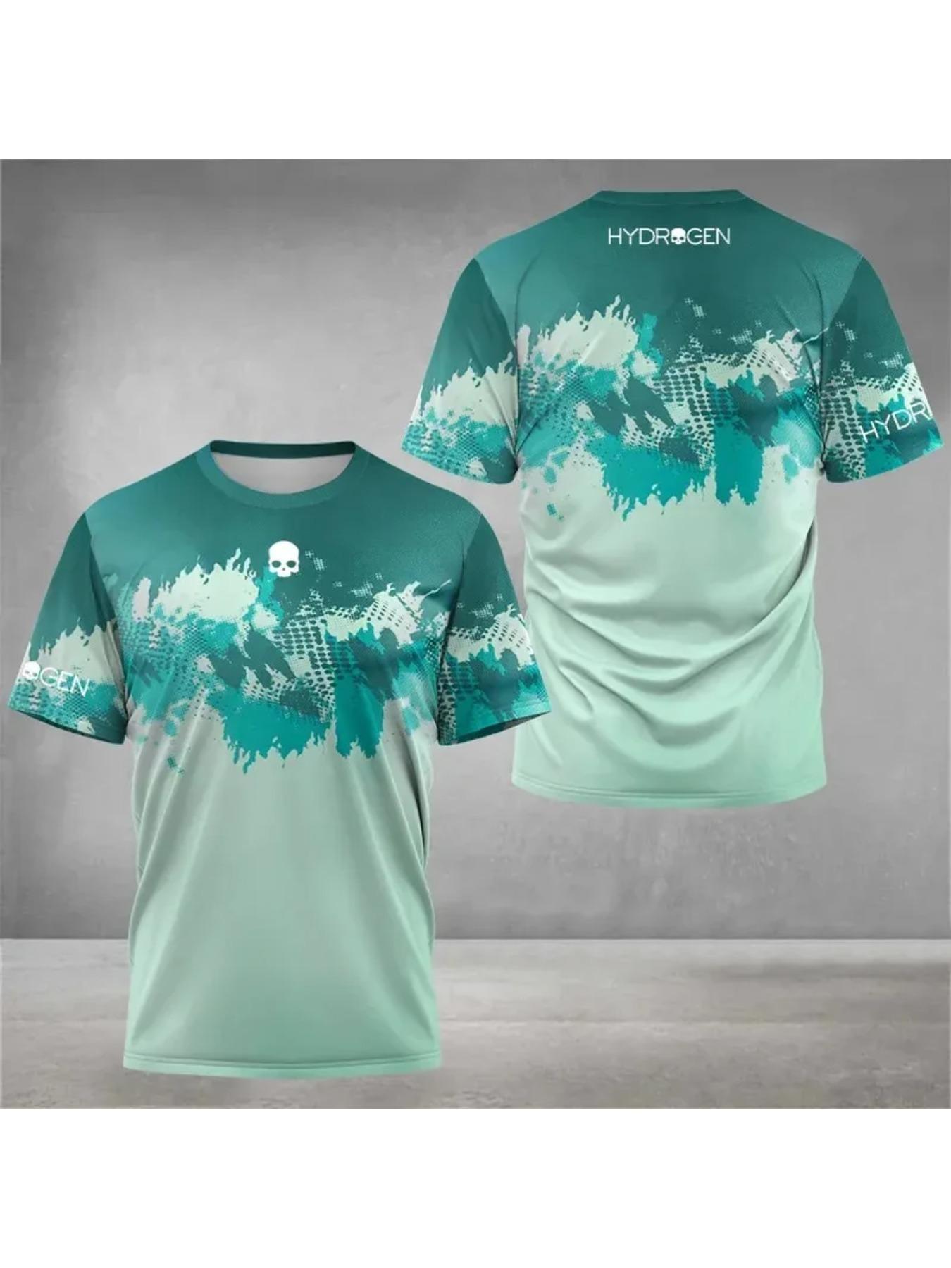 High-quality printed T-shirts for men and women, quick-dry summer badminton T-shirts
