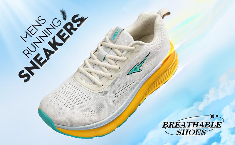 Mens Slip On Running Shoes Athletic Walking Trainers Lightweight Breathable Mesh Tennis Sneakers