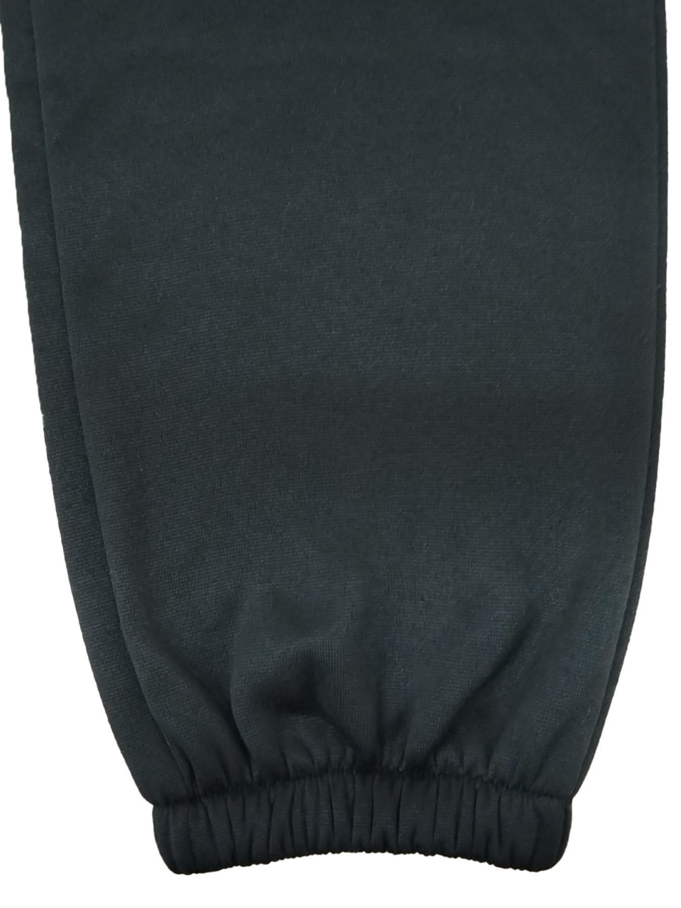 Two-piece women's solid-color crew-neck pullover with long sleeves and elastic waist and loose-fitting bottom pants, perfect for all occasions and versatile in style.