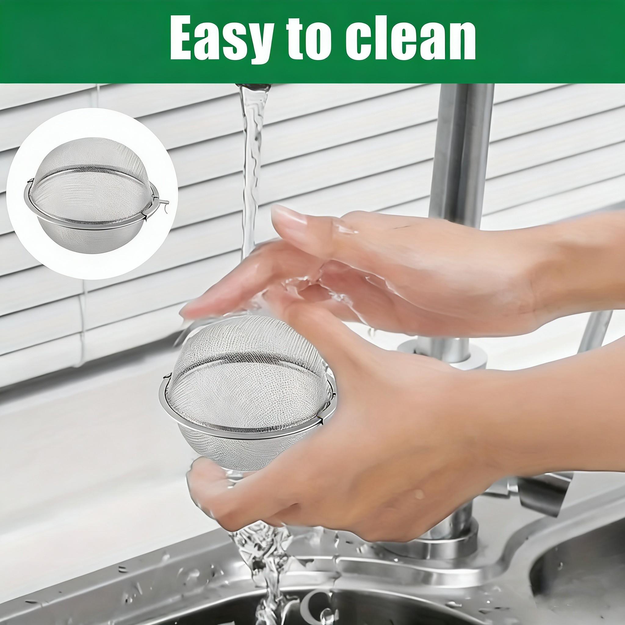 Tea Steeper, 2Pcs Mesh Tea Infuser Premium Tea Filter Tea Interval Diffuser with Extended Chain Hook for Brew Loose Leaf Tea and Spices & Seasonings